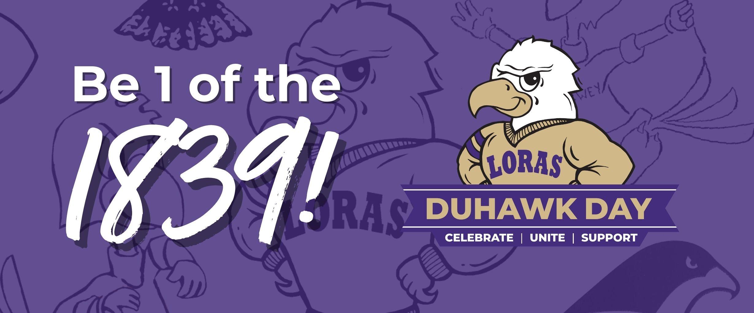 Duhawk Day Be 1 of the 1839 donors