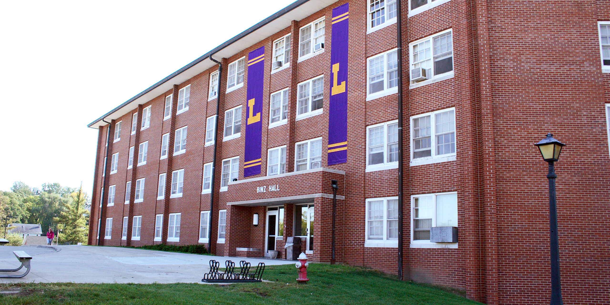 Front outside view of Binz Hall