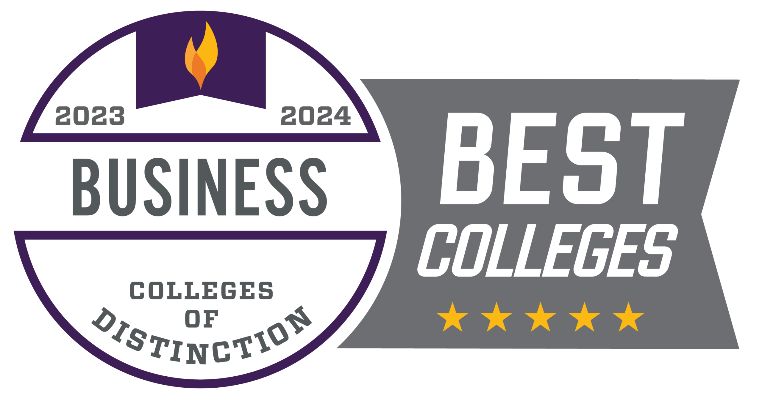 Best College Business Badge