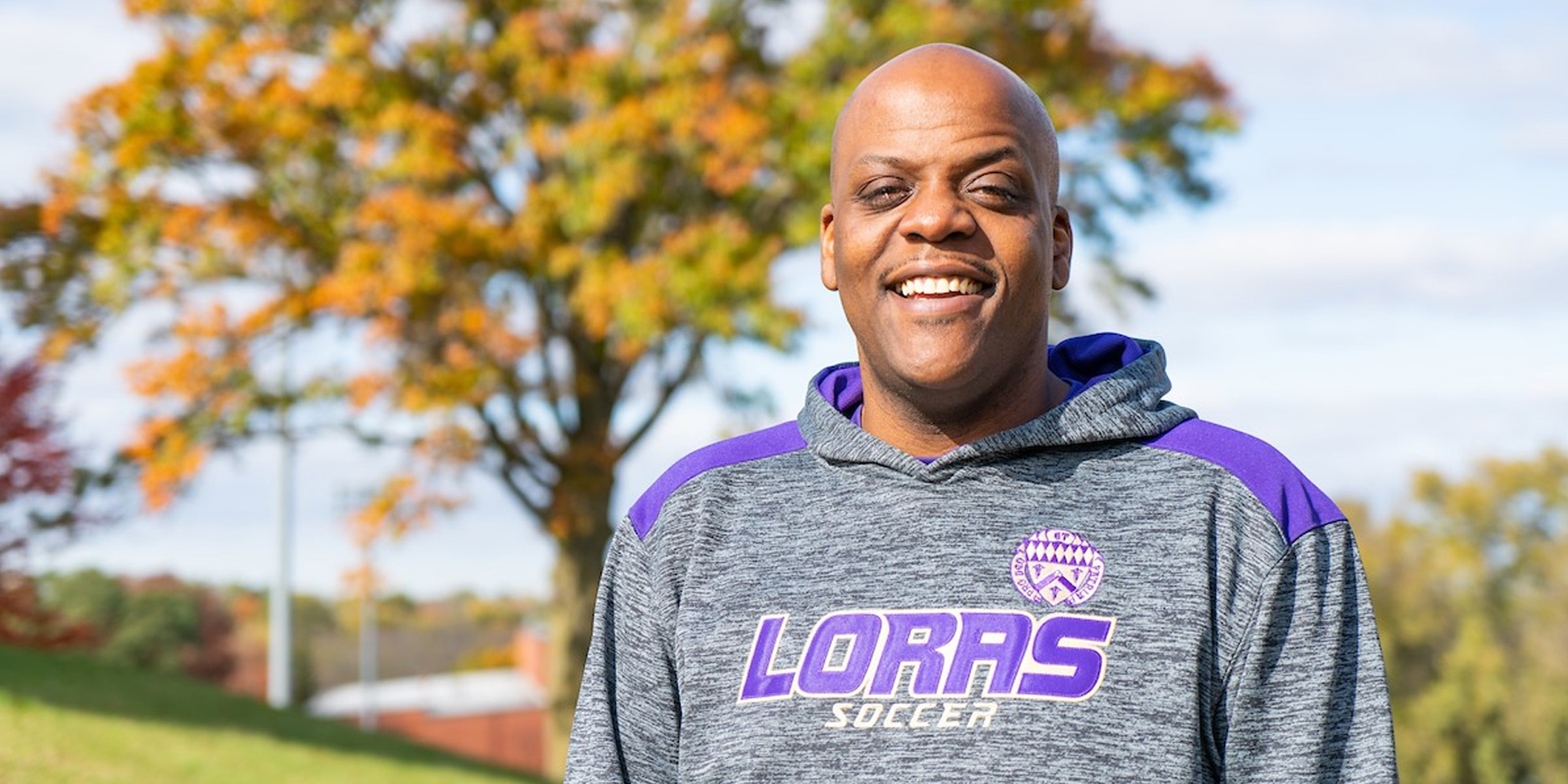 Darrian Hugger, security officer protecting loras college campus