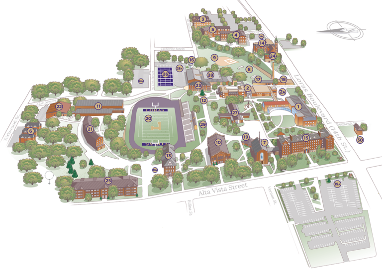 Campus Map And Directions 