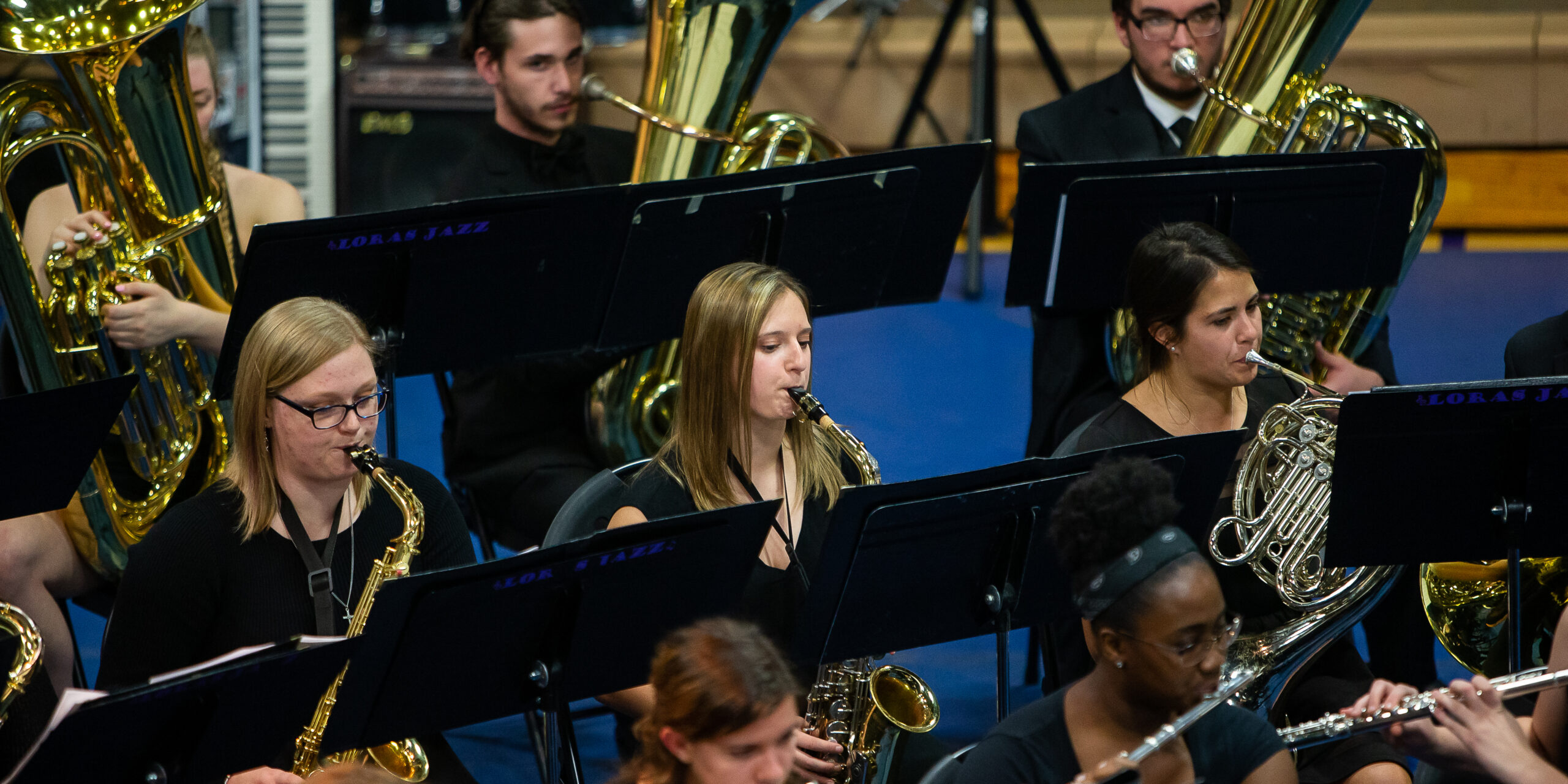 Fall Wind Ensemble performing