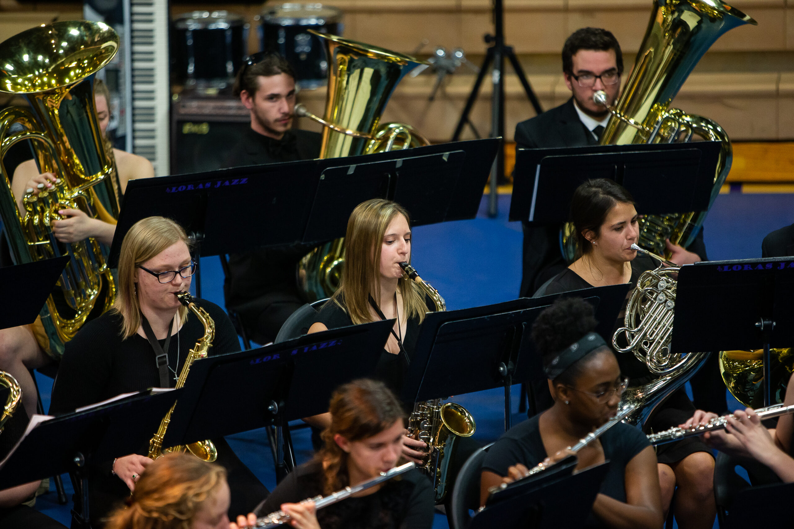 Fall Wind Ensemble performing