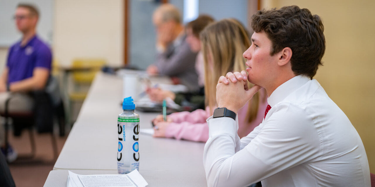 Students attentive in classroom