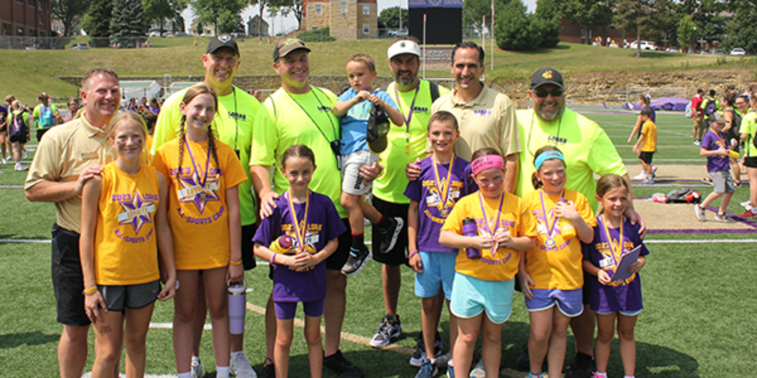 Loras All-Sports Camp's Participants With Their Parents
