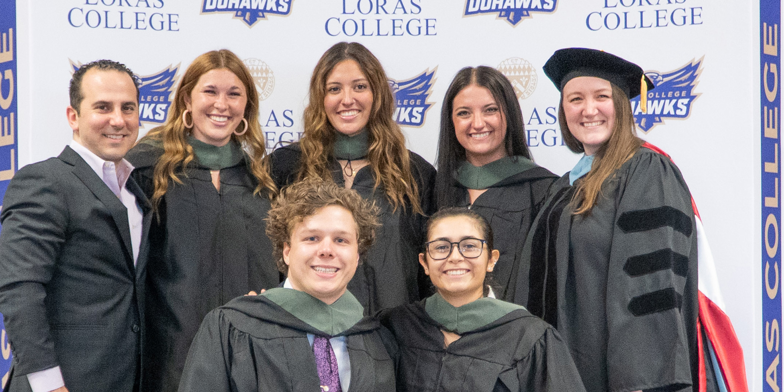 Loras Master's Program Students At The Commencement Event